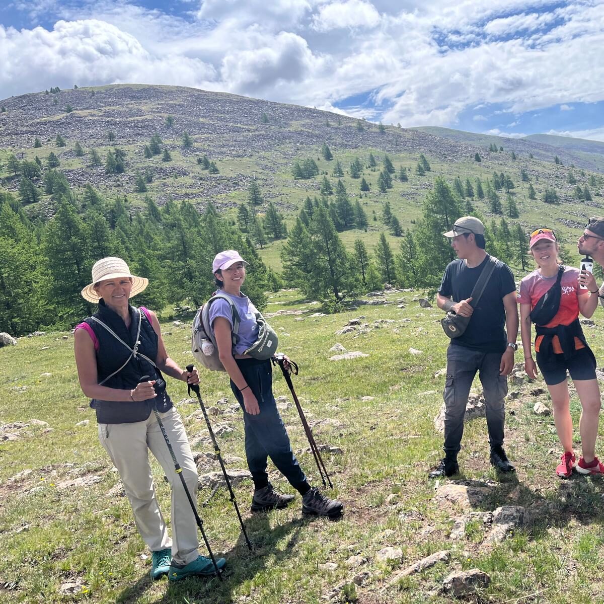 guide amaraa mongole dans les steppes