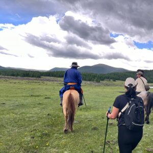 guide amaraa mongole dans les steppes